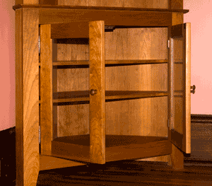 corner cabinet detail